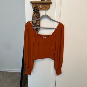 Women's Rust Abercrombie & Fitch Blouse